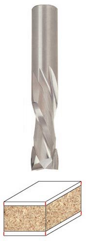 Freud 1/2 in. (Dia.) Double Compression Bit with 1/2 in. Shank - 77-209