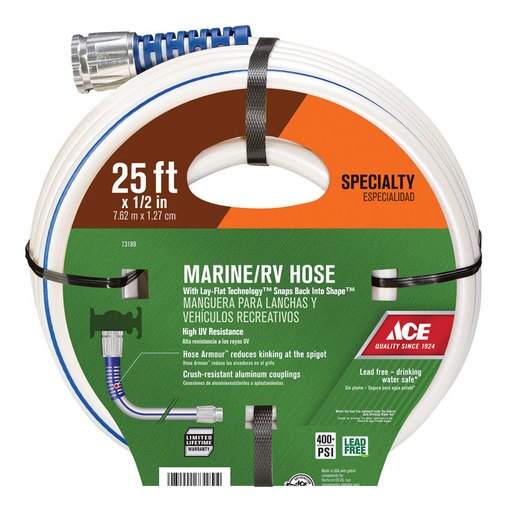 Ace UlterLite 1/2 in. D X 25 Ft. L RV/Marine Hose
