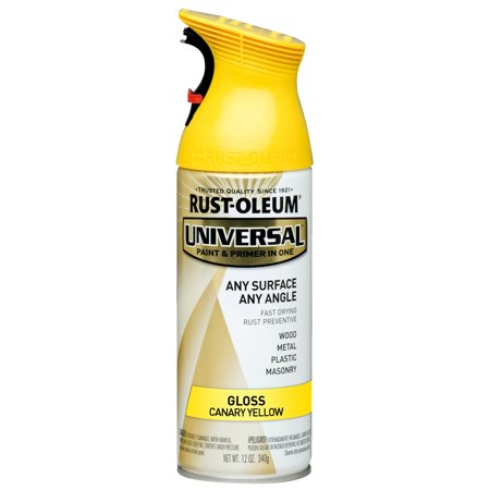 [785933] Rust-Oleum 245213 Universal All Surface Spray Paint  12 Oz  Gloss Canary Yellow