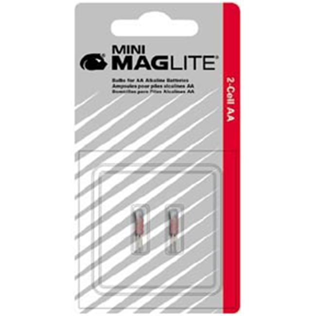 Genuine Mini Maglite Replacement Bulbs. AA + AAA 2 Cell Bulbs - Mag Lite Clear Standard