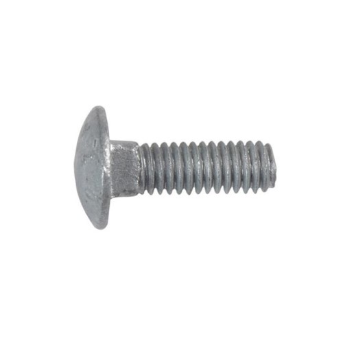 [812539] HILLMAN 5/16 in. X 1 in. L Hot Dipped Galvanized Steel Carriage Bolt 100 Pk