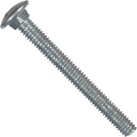 [812575] HILLMAN 3/8 in. X 2 in. L Hot Dipped Galvanized Steel Carriage Bolt 100 Pk