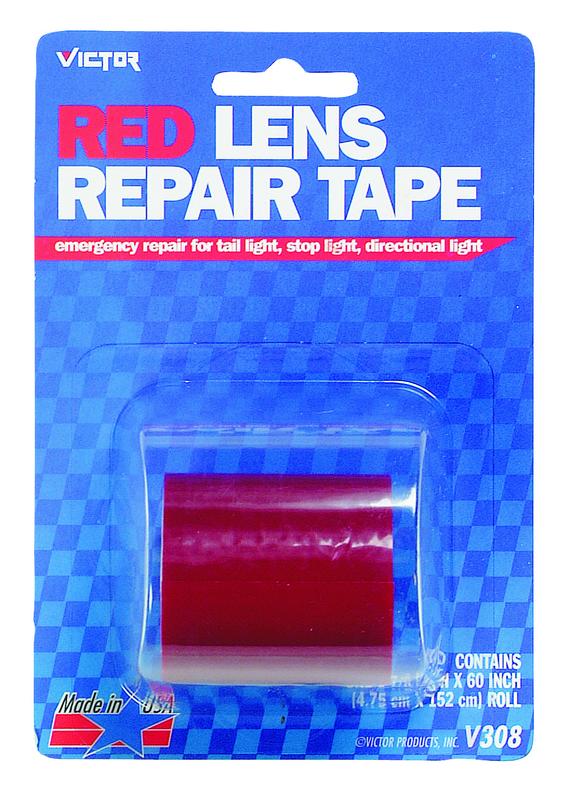 [81332] Victor V308 Lens Repair Tape  1-7/8 in W X 5 Ft L  Red