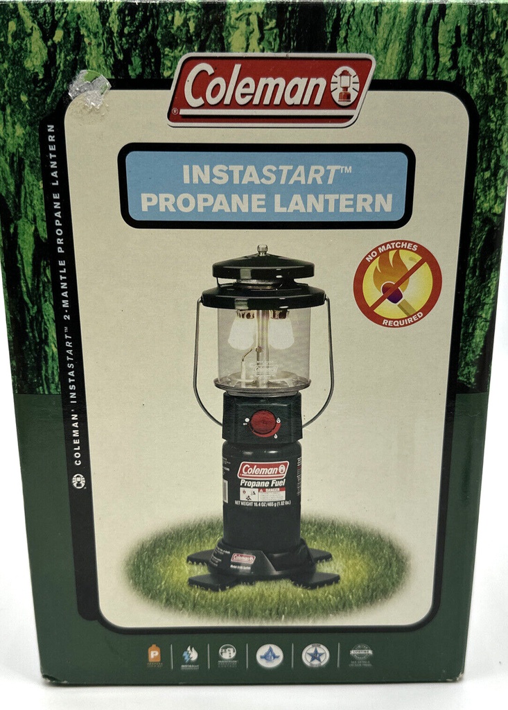 Coleman Instastart Propane Lantern 2-Mantle  5155A