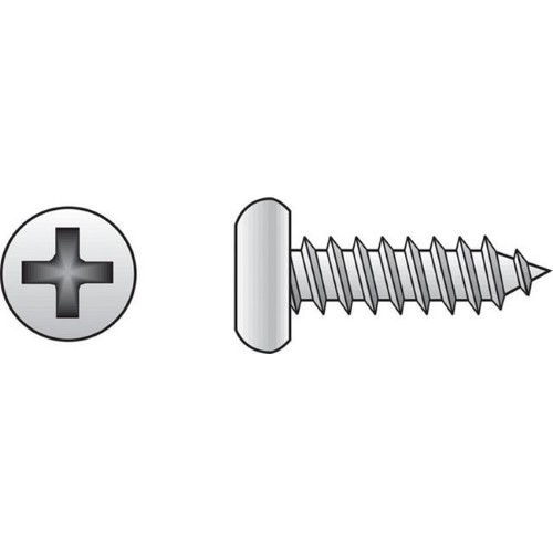 HILLMAN No. 6 Ga. X 5/8 in. L Phillips Pan Head Sheet Metal Screws 100 Pk