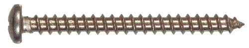HILLMAN No. 14 Ga. X 3 in. L Phillips Pan Head Sheet Metal Screws 50 Pk