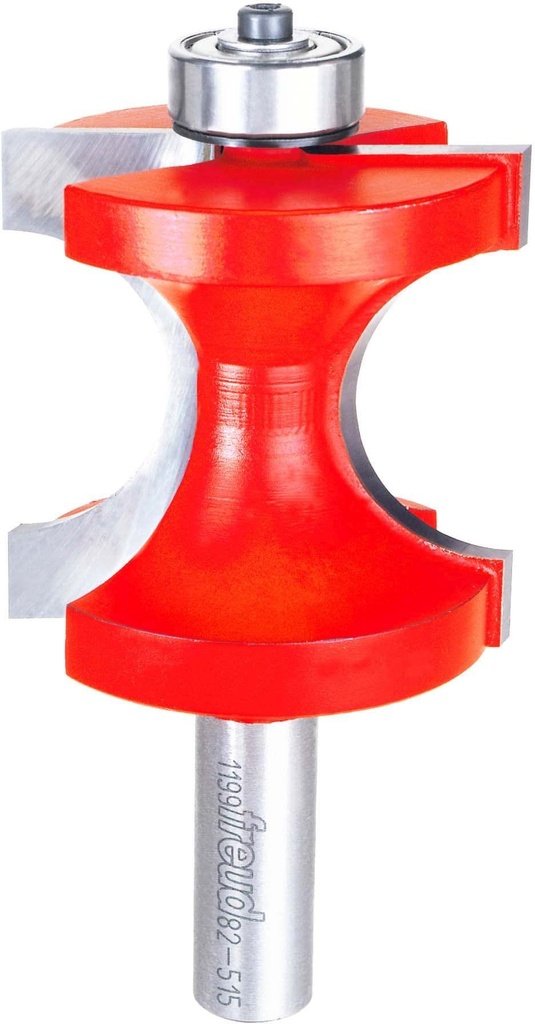 Freud 5/8 in. Radius Half Round Bit with Bearing with 1/2 in. Shank - 82-515