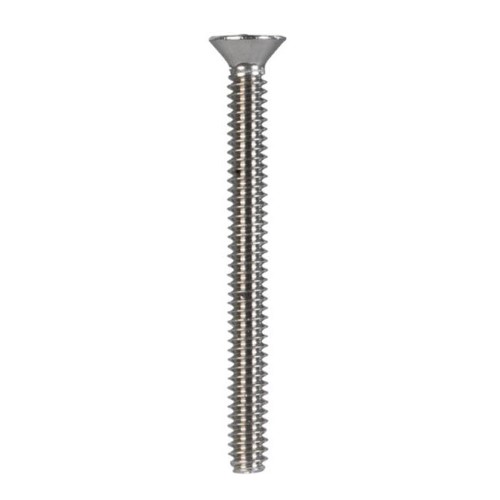 HILLMAN No. 6-32 Ga. X 1-1/2 in. L Phillips Flat Head Stainless Steel Machine Screws 100 Pk
