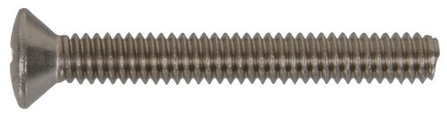 [825914] HILLMAN No. 10-24 Ga. X 2 in. L Phillips Oval Head Stainless Steel Machine Screws 100 Pk