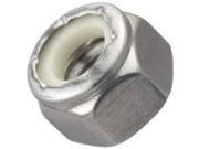 HILLMAN 10-32 in. Stainless Steel SAE Nylon Lock Nut 100 Pk