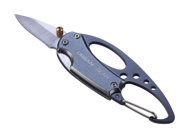 [Case of 50] UrbanGear 3-1/8 in. Folding Sleek and Ergonomic Knife Black