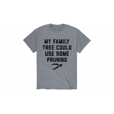 Funny Uncle & Cousin Tees Athletic Heather-My Family Tree Could Use Some Pruning in Multi Medium