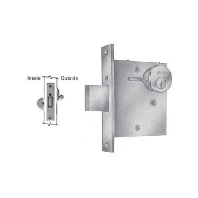 Baldwin 8560 Turn Piece / Cylinder Mortise Deadlock with 2-1/2"