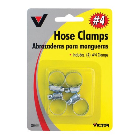 CLAMP HOSE 1/4-5/8" 4PK