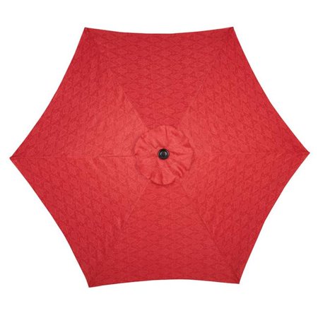 [8660326] Living Accents 8660326 9 Ft. Tiltable Red Patio Umbrella