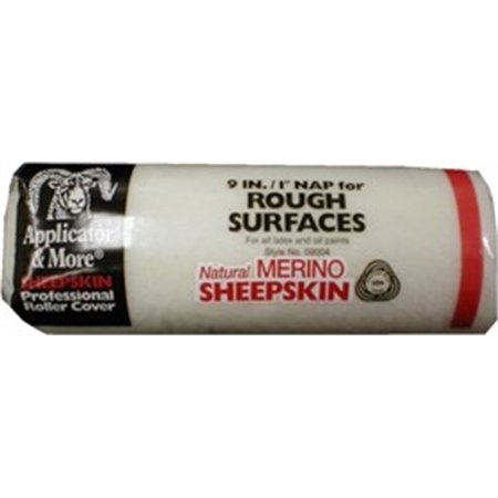 Applicators & More 09002 9  X 1/2  Nap Lambskin Roller Cover