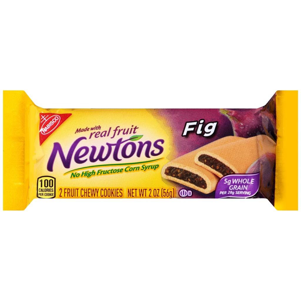 Nabisco 00 44000 03744 00 Fig Newtons, 2 Oz Pack, 12/Box