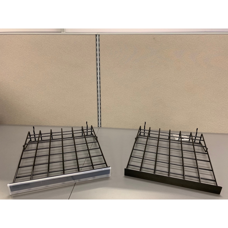 9026053 2.46 X 14.23 X 12 in. Black Extension Pole Holder Metal Display Rack