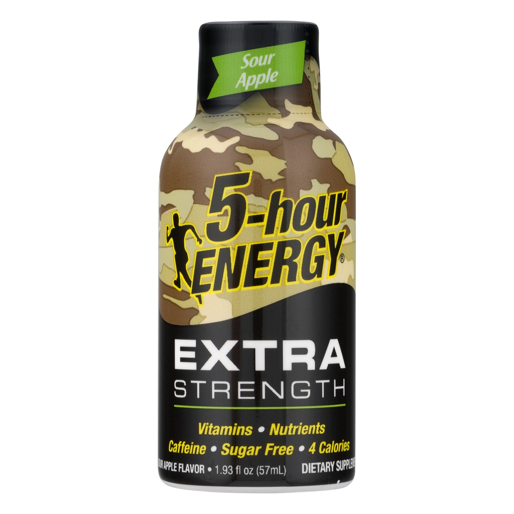 5-hour Energy Extra Strength Sugar Free Sour Apple Energy Shot 1.93 Oz