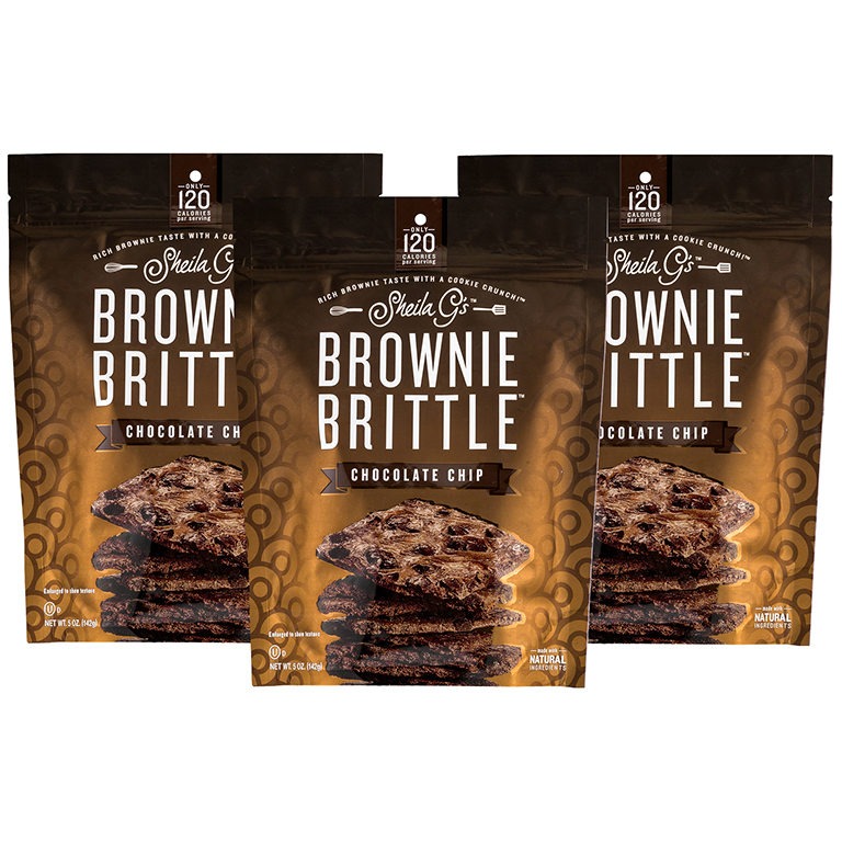 Sheila G's Brownie Brittle, Chocolate Chip, Thin & Crunchy Cookies - 5oz