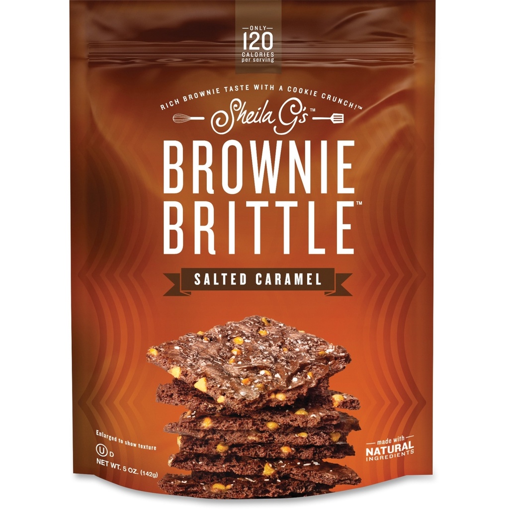 Sheila Gs Salted Caramel Brownie Brittle 5 Oz Bagged