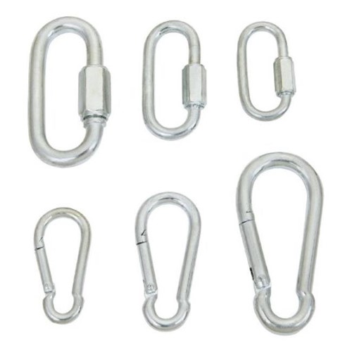 Home Plus Zinc-Plated Steel Snap Hook and Quick Link Set