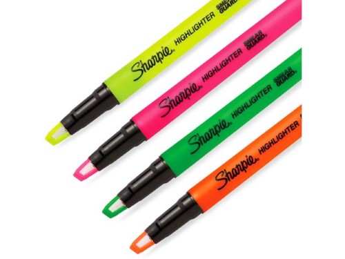[9380569] Sharpie  SAN2128213  Clear View Highlighter Pack  4 / Pack