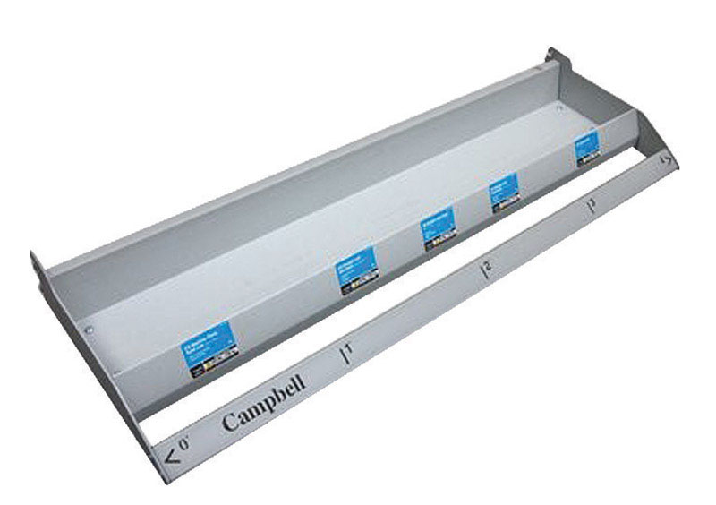 9637448 48 in. Gray Chain Display Steel Tray