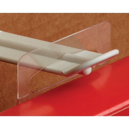 1.625 in. H X 0.015  W X 1.125  L Clear Clip on Repair Tabs