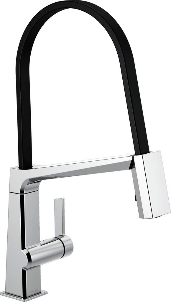 Pivotal Single-Handle Pull-Down Sprayer Kitchen Faucet with MagnaTite Docking in Chrome