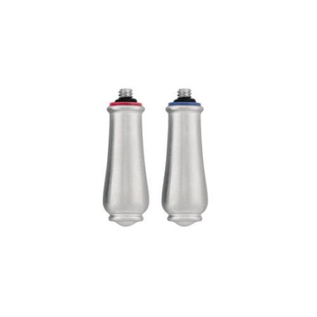 Monticello Chrome Replacement Handle Knob Insert - Stainless