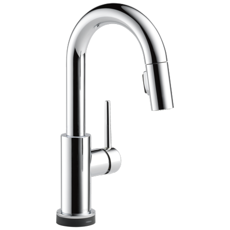 Delta Trinsic:9959T Single Handle Pull-Down Bar / Prep Faucet with Touch2O Technology