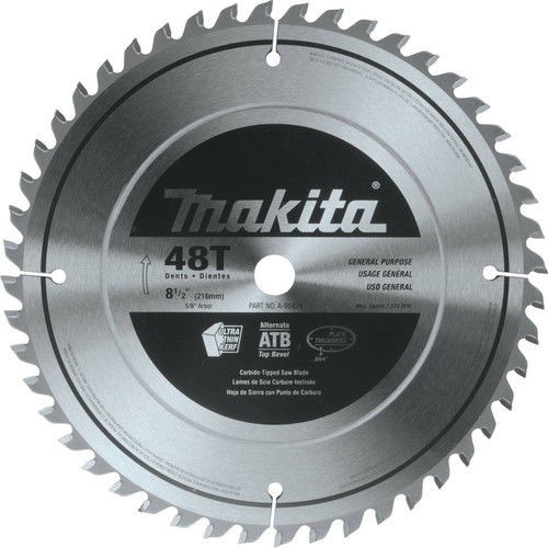 8-1/2" 48T Carbide-Tipped Miter Saw Blade