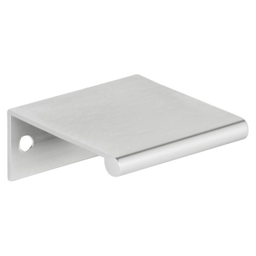 Atlas Homewares A832 Edge Pulls 4-5/16 Inch Center to Center Finger Cabinet Pull Brushed Nickel Cabinet Hardware Pulls Finger