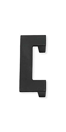 Atlas Homewares A846 U Turn 2-1/2 Inch Center to Center Handle Cabinet Pull Matte Black Cabinet Hardware Pulls Handle