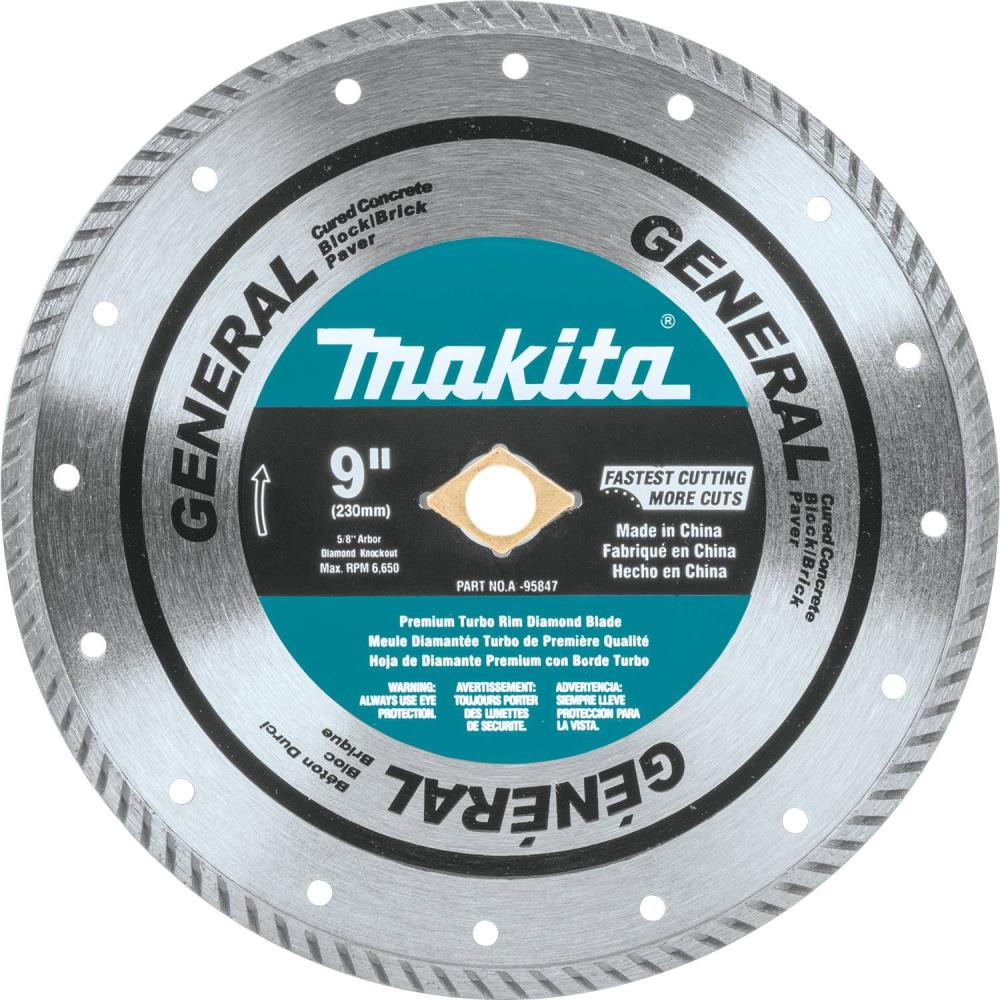 [A95847] MAKITA 9" DIAMOND BLADE TURBO GP