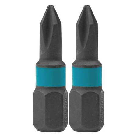 Makita Impact X #1 Phillips 1 Insert Bit 2/pk