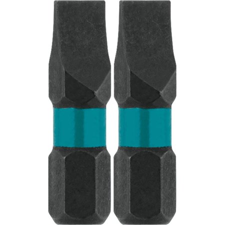 Makita-a-96621 Impact X #8 Slotted 1â€³ Insert Bit  2/pk