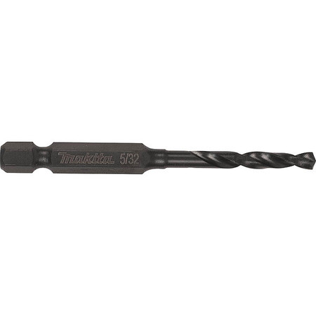 Makita a-97760 5/32 in. Hex Shank Black Oxide Drill Bit