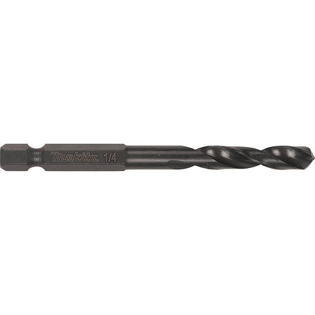 [A97813] Drill Bit, Black Oxide, 1/4, 1/4 Hex