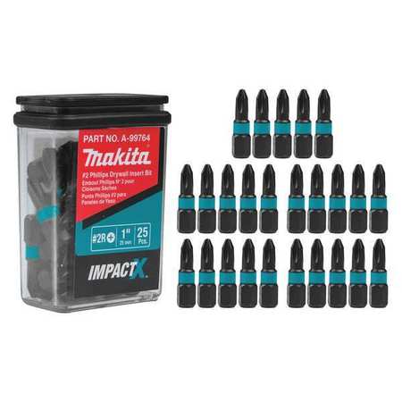 ImpactX #2 Phillips Drywall 1 in. Modified S2 Steel Insert Bit (25-Pack)