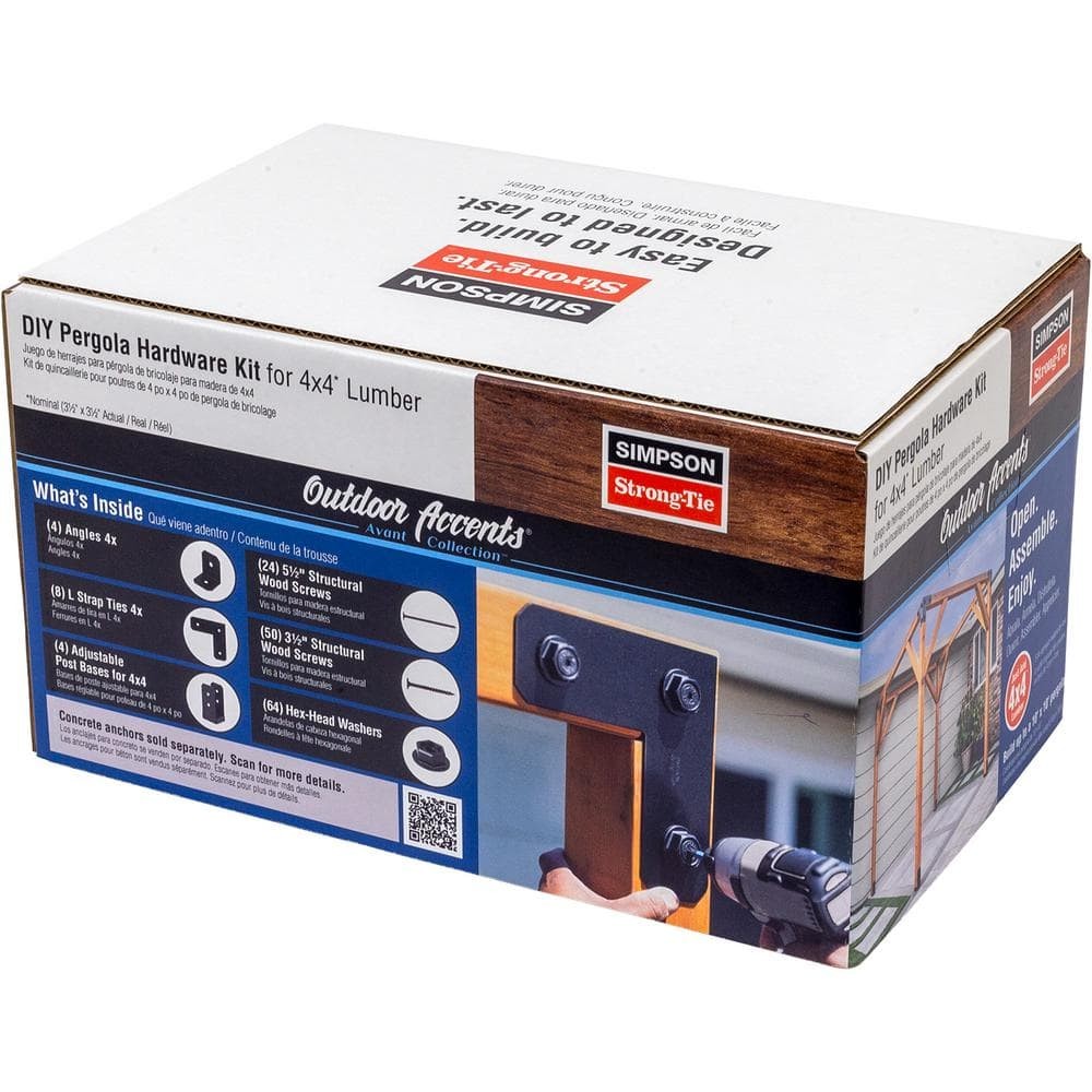 Outdoor Accents Avant Collection DIY Pergola Kit (up to 10 Ft. X 10 Ft.)