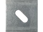 BPS 3 in. X 3 in. Slotted Bearing Plate with 5/8 in. Bolt Dia