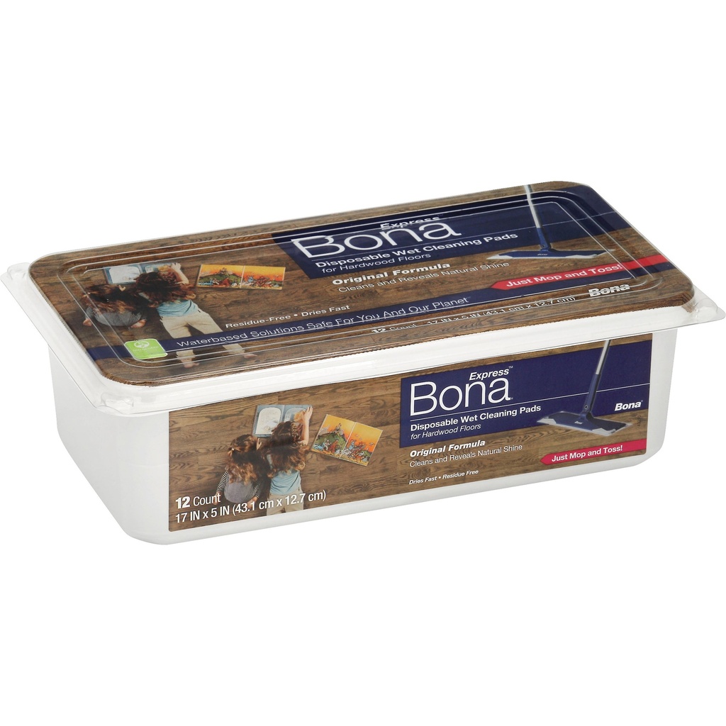 BONA MOP REFILL HARDWOOD 12PK