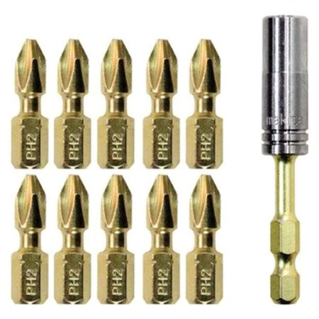 MAKITA GOLD  MAGN. BIT SET 11PK