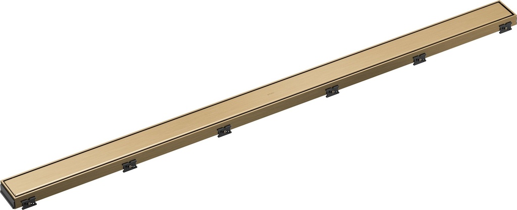 Brizo BT0734816 48" Reversible Linear Shower Drain with Dual Grate Installation - Less Rough in Luxe Gold Showers Shower Drains Linear Drains