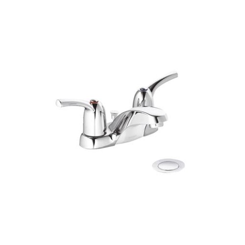 Adler Chrome Two-handle Low Arc Bathroom Faucet