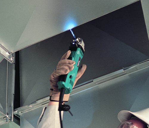 Makita 3/8" Angle Reversible Corded Drill, Blue