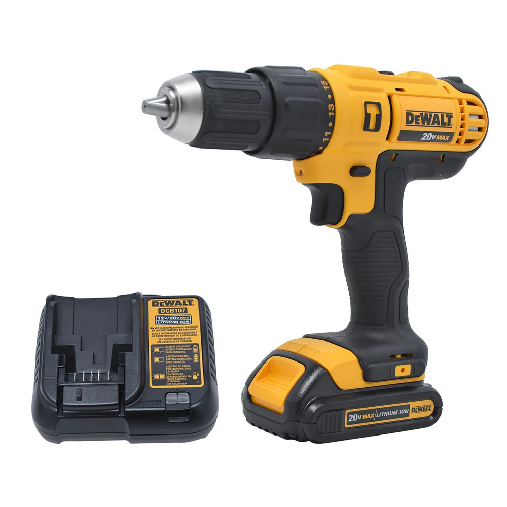 DEWALT HAMMER DRILL 20V 1/2 C/L