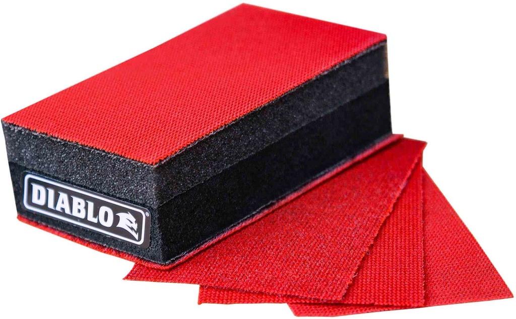 Diablo 9 in. L X 3-2/3 in. W Assorted Grit Assorted Block Hand Sanding Pad